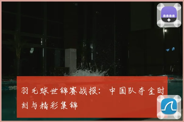 羽毛球世锦赛战报:中国队夺金时刻与精彩集锦
