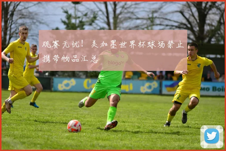 观赛无忧！美加墨世界杯球场禁止携带物品汇总